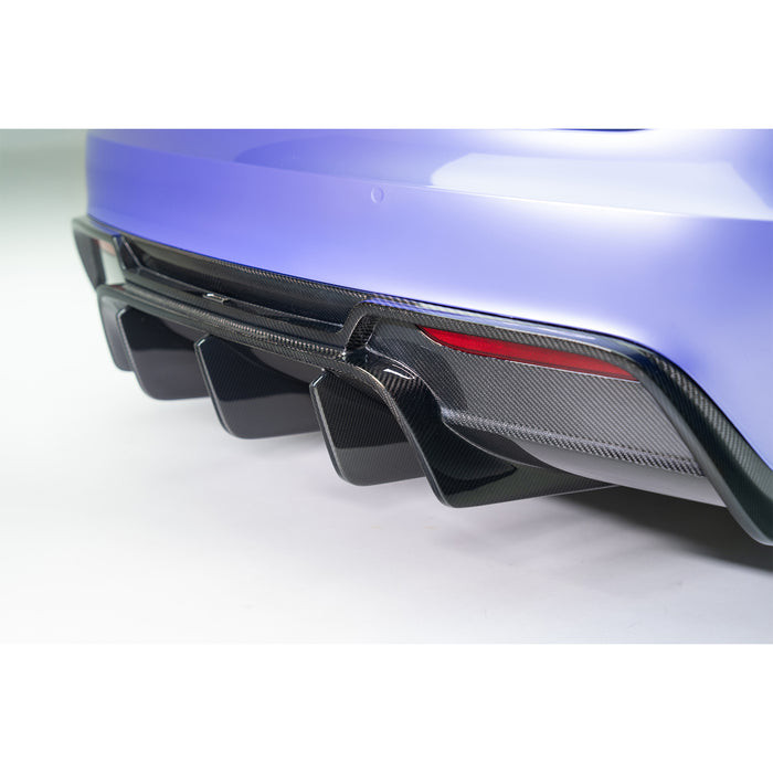 Vorsteiner VRS Tesla Model S Plaid Aero Rear Diffuser Carbon Fiber PP ...