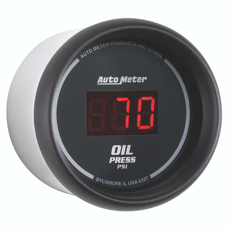 Autometer Black 0100 psi Digital Oil Pressure Gauge ModBargains