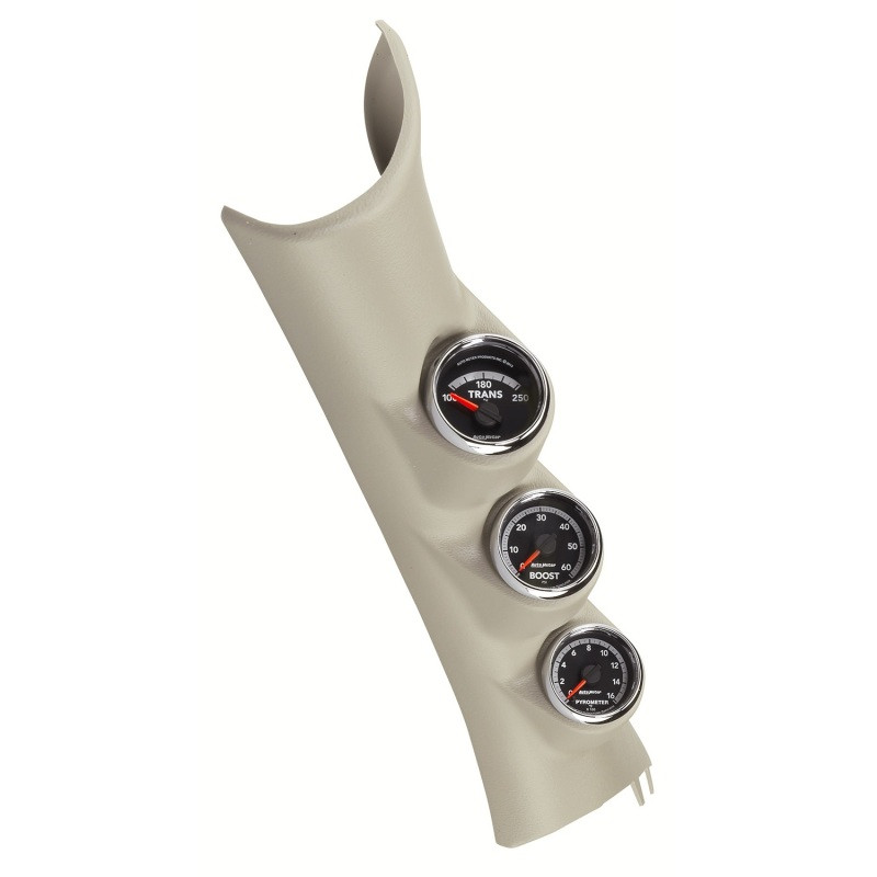 Autometer 1012 Dodge Ram Gen4 Factory Match Triple Pillar Gauge Kit