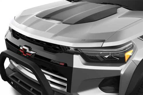 AVS 23-24 Chevrolet Colorado Aeroskin Low Profile Acrylic Hood Shield - Chrome