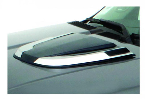 AVS Universal Hood Scoop - Smoke 80010