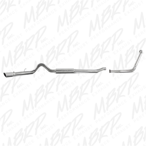 MBRP 2003-2007 Ford F-250/350 6.0L EC/CC Turbo Back Single Side (Stock Cat) S6206409