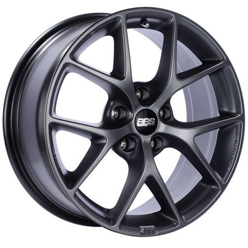 BBS SR 18x8 5x114.3 ET40 Satin Grey Wheel -82mm PFS/Clip Required