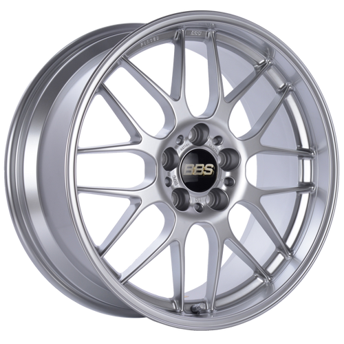BBS RG-R 18x8.5 5x120 ET22 Diamond Silver Wheel -82mm PFS/Clip Required