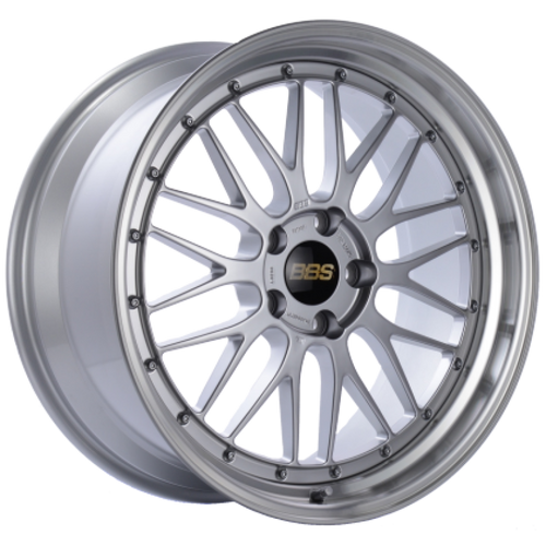 BBS LM 19x9.5 5x112 ET32 Diamond Silver Center Diamond Cut Lip Wheel