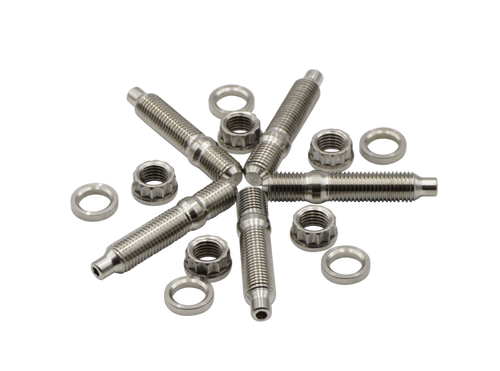BLOX Racing Stainless Steel Exhaust Manifold Studs 5-Piece Set - M10x1.25 55mm