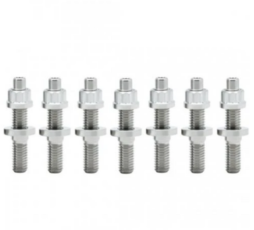 BLOX Racing SUS303 Stainless Steel Exhaust Manifold Stud Kit M8 x 1.25mm 45mm in Length - 9-piece