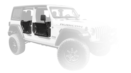 Body Armor 4x4 2018+ Jeep Wrangler JL and Gladiator JT Trail Doors Front Pair