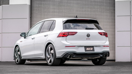 Borla 22-23 Volkswagen Golf GTI 2.0L AT/MT 3inch S-Type Cat-Back Exhaust - 4in Brushed SS Tips