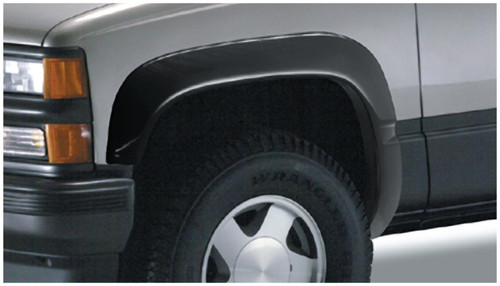Bushwacker 88-99 Chevy C1500 Extend-A-Fender Style Flares 2pc Covers OEM Flare Holes - Black 40013-01