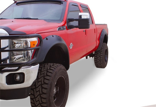 Bushwacker 11-16 Ford F-250 Super Duty Cutout Style Flares 2pc - Black 20101-02