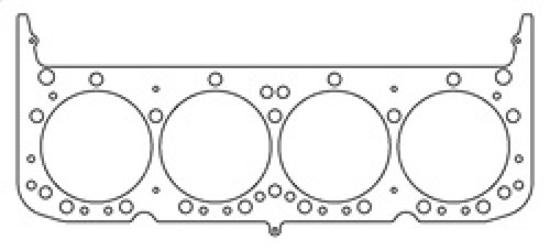 Cometic Chevy Gen-1 Small Block V8 .062in MLS Cylinder Head Gasket - 4.060in Bore - Round Bore