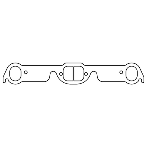 Cometic Pontiac 326-455 CI V8 .043in Copper Exhaust Manifold Gasket Set - 2.000in x 1.550in D-Ports