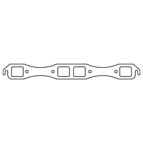 Cometic Chrysler Big Block B/RB V8 .043in Copper Exhaust Manifold Gasket Set-1.780in x 1.480in Port