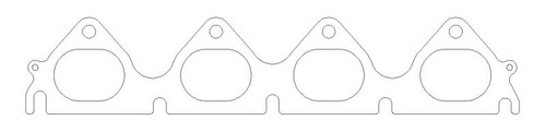 Cometic 94-00 Honda All B Series Exhaust Manifold Gasket .030 inch MLS 1.850 inch X 1.340 inch Port