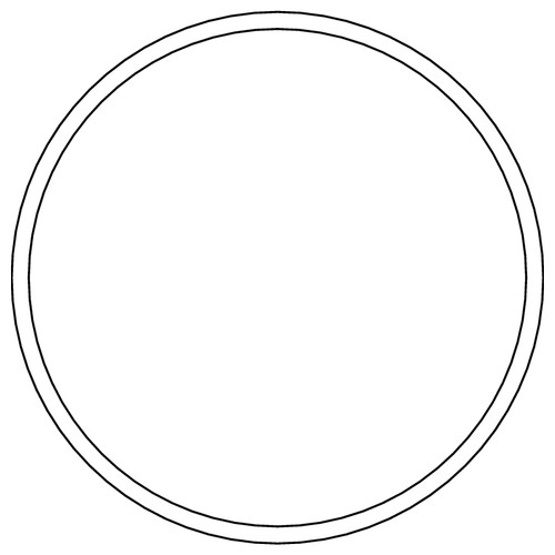 Cometic Holley 4500 Dominator .060in Fiber Air Cleaner Mounting Gasket - 7.3125in Diameter