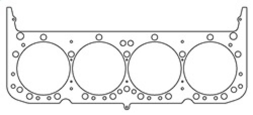 Cometic Chevy Gen1 Small Block V8 .040in MLX Cylinder Head Gasket-4.220in Bores-Round Bore