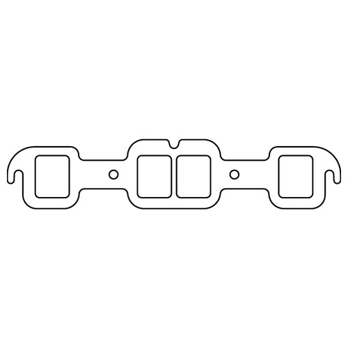 Cometic Oldsmobile 400/425/455 .094in HTG Exhaust Gasket Set - 1.920in x 1.550in Rectangular Ports