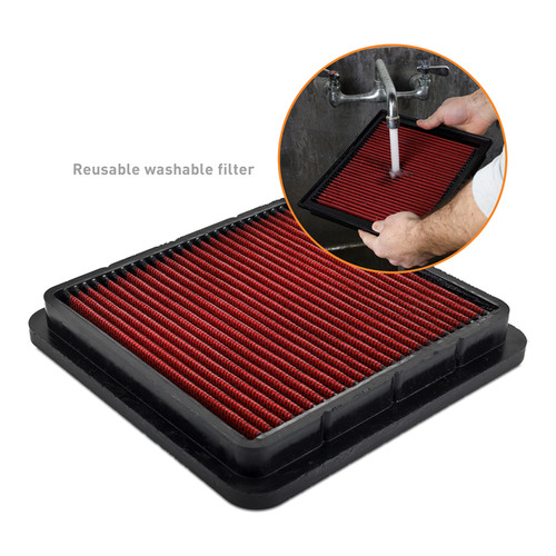 No Longer Available - Mishimoto 08-18 Subaru WRX Reusable Drop-In Air Filter