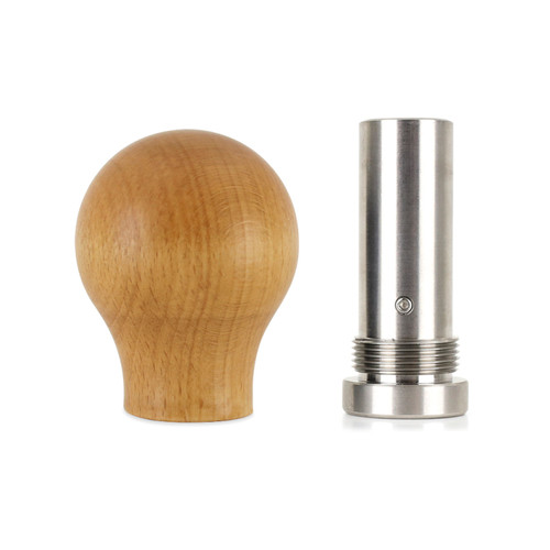 No Longer Available - Mishimoto Round Steel Core Wood Shift Knob - Beech