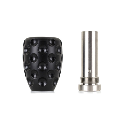 No Longer Available - Mishimoto Steel Core Dimple Shift Knob Black Delrin