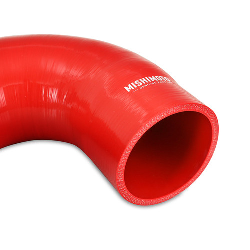 No Longer Available - Mishimoto 03-07 Dodge Ram Cummins Red Silicone Air Intake Hose Kit
