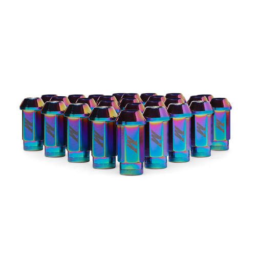 No Longer Available - Mishimoto Aluminum Locking Lug Nuts M12x1.5 27pc Set Neo Chrome