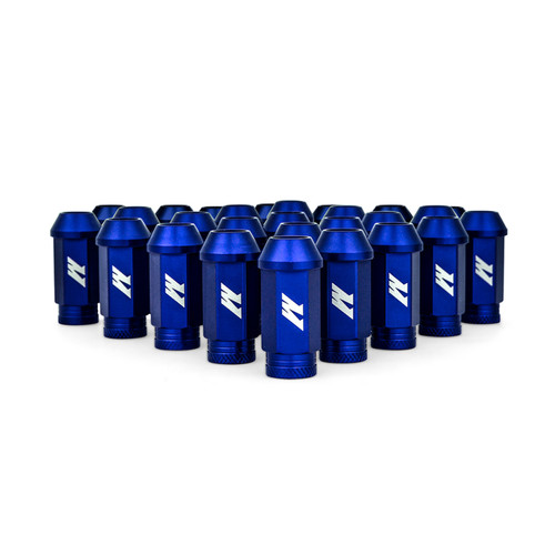 No Longer Available - Mishimoto Aluminum Locking Lug Nuts M12x1.5 - 27pc Set - Blue