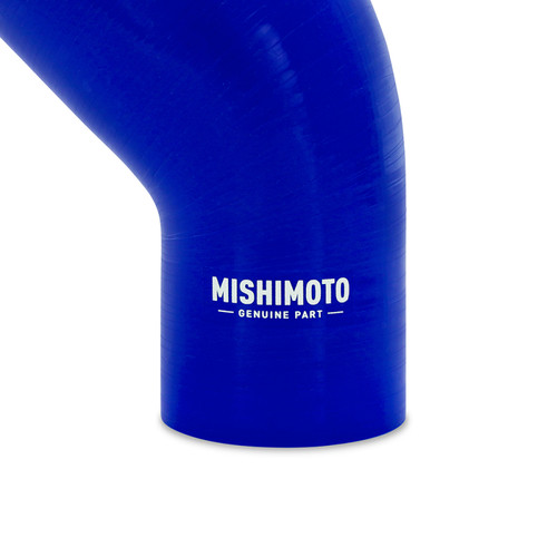No Longer Available - Mishimoto Silicone Reducer Coupler 45 Degree 2.5in to 2.75in - Blue