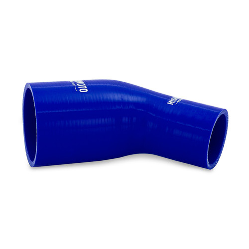 No Longer Available - Mishimoto Silicone Reducer Coupler 45 Degree 2in to 3in - Blue