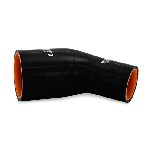 No Longer Available - Mishimoto Silicone Reducer Coupler 45 Degree 2in to 3in - Black