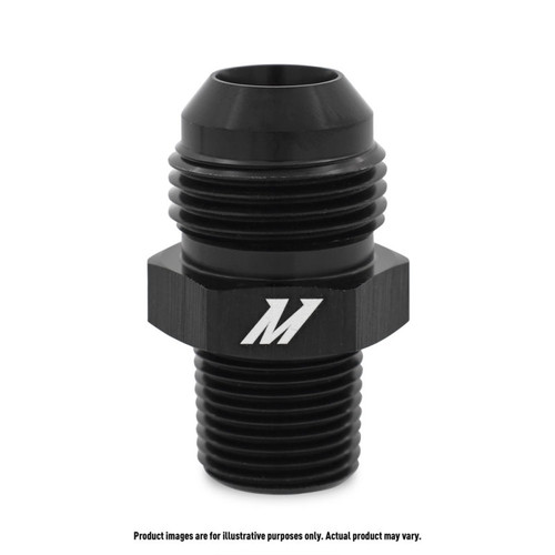 No Longer Available - Mishimoto Aluminum -4AN to 1/4 NPT Fitting - Black