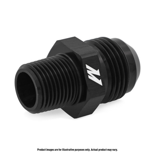 No Longer Available - Mishimoto Aluminum -4AN to 1/4 NPT Fitting - Black