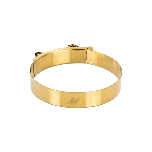 No Longer Available - Mishimoto 2.25 Inch Stainless Steel T-Bolt Clamps - Gold