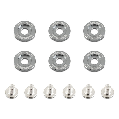No Longer Available - Mishimoto Large Fender Washer Kit (6pcs) - Gunmetal