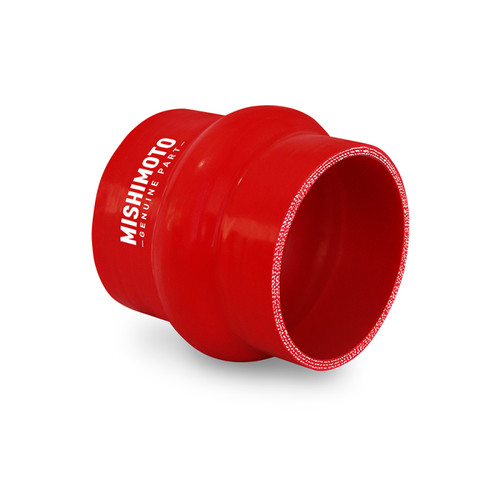No Longer Available - Mishimoto 4in. Hump Hose Silicone Coupler - Red