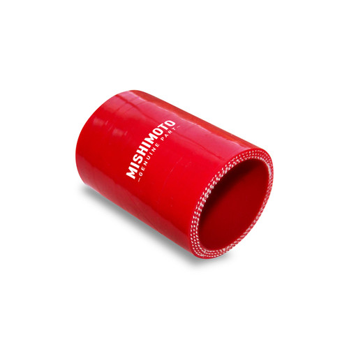 No Longer Available - Mishimoto 2.75in. Straight Coupler - Red