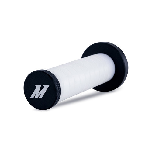No Longer Available - Mishimoto Weighted Grip Shift Knob - Black / White