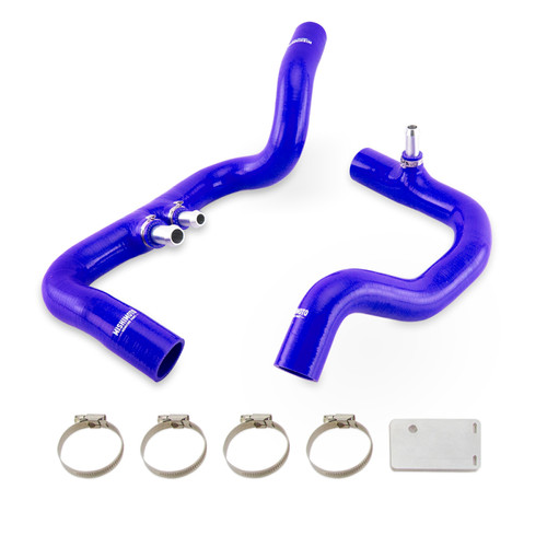 No Longer Available - Mishimoto 2018+ Jeep Wrangler JL / Gladiator JT 3.6L AT Blue Silicone Radiator Coolant Hose Kit