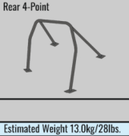 Cusco Safety 21 2-Passenger 4-Point BLK Roll Cage Subaru WRX GDA 01-07 (S/O/No Cancel)