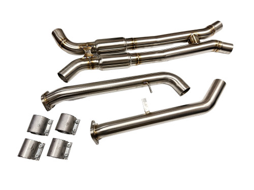 Evolution Racewerks Sports Series Resonated Mid Pipes G87 M2 S58 Engine