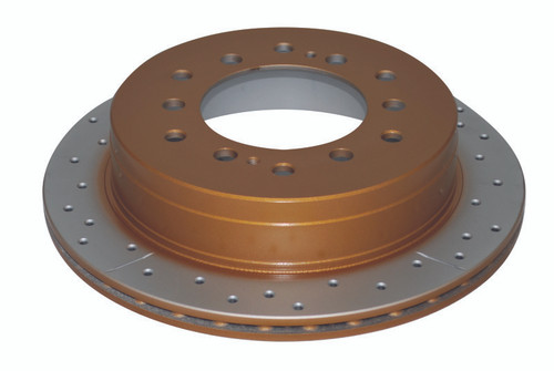 DBA 03-09 Lexus GX470 Rear Drilled & Slotted Street Series Rotor