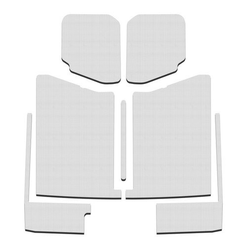DEI 20-22 Jeep Gladiator JT 4-Door Boom Mat Complete Headliner Kit - 7 Piece - White