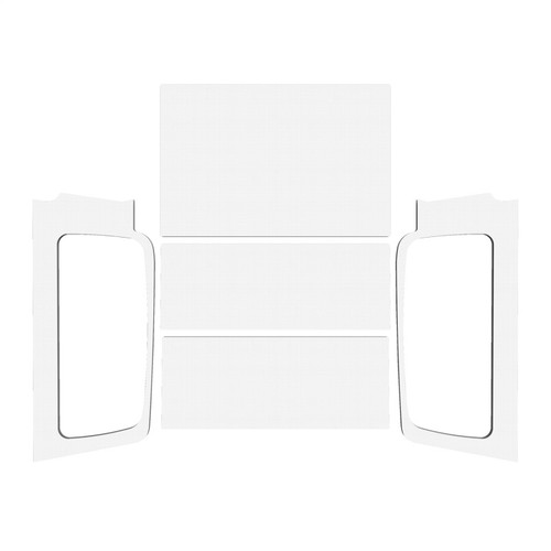 DEI 04-06 Jeep Wrangler LJ Unliminted Headliner Complete Kit - White