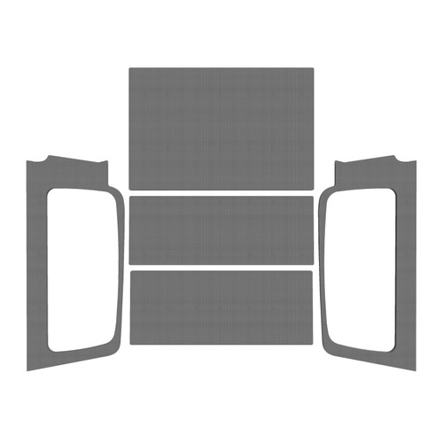 DEI 04-06 Jeep Wrangler LJ Unliminted Headliner Complete Kit - Gray
