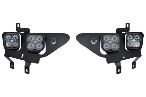 Diode Dynamics 21-22 Ford F-150 SS3 LED Fog Pocket Kit - White Max