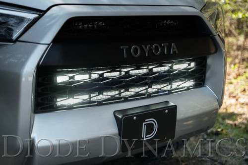 No Longer Available - Diode Dynamics 14-19 Toyota 4Runner SS30 Dual Stealth Lightbar Kit - White Combo