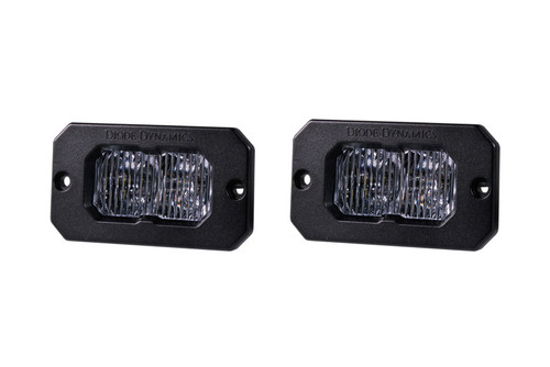 Diode Dynamics Stage Series 2 In LED Pod Sport - White Fog Flush WBL (Pair)