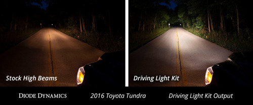 No Longer Available - Diode Dynamics 14-21 Toyota Tundra SS12 Driving Light Kit - White Driving