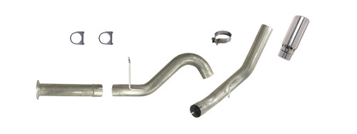 Diamond Eye KIT 4in DPF-BACK SGL SS 07.5-10 CHEVY 6 6L 2500/3500 PCKGD BX46X14X14OD EL-PL